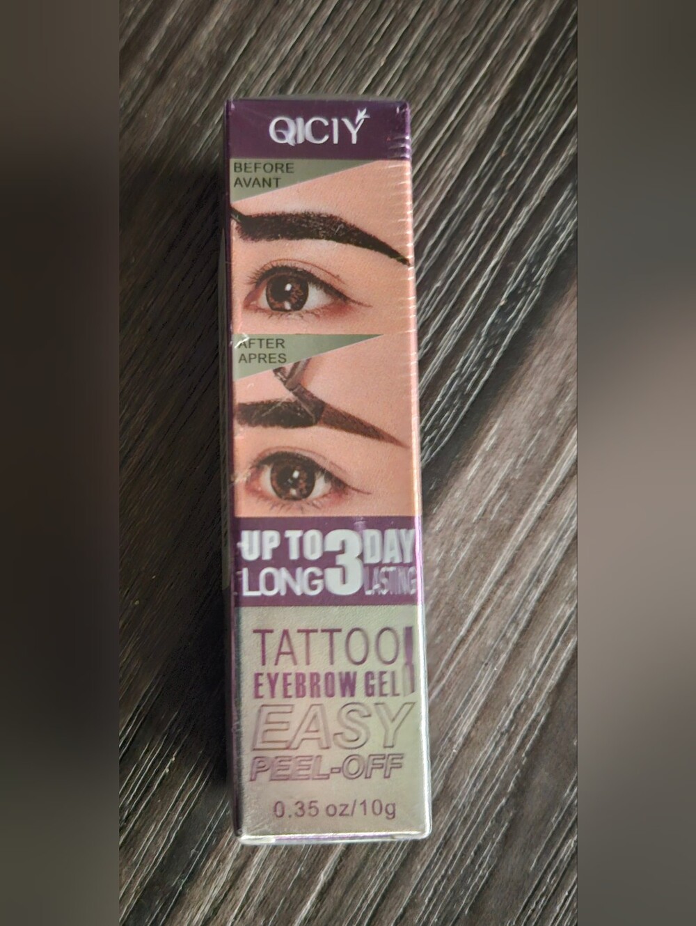 Tattoo Eyebrow Gel - Dark Brown Long-Lasting Tint
